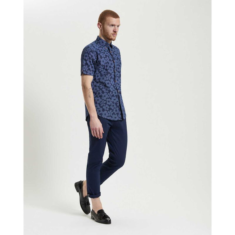 Ben Sherman Stipple Floral Print Shirt image number 3